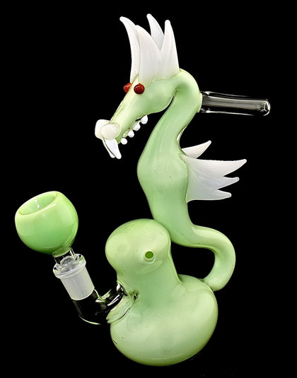 Horse Smoking Glass Bubbler Water Pipe -2026