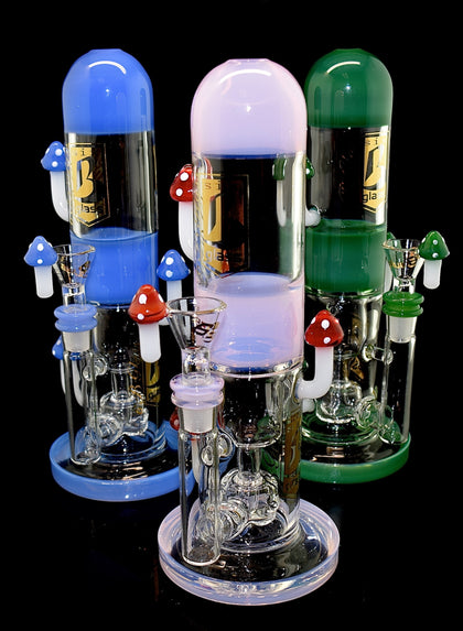 Rocket Smoking Glass Water with Shower-head Perc | 6BGLASS - 2023B43