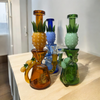 6B GLASS - Recycler 3-Colored Pineapple Design-2021B24