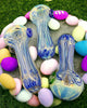 4" Strirp Smoking Glass Pipe with beautiful Head Only Wholesale -4147