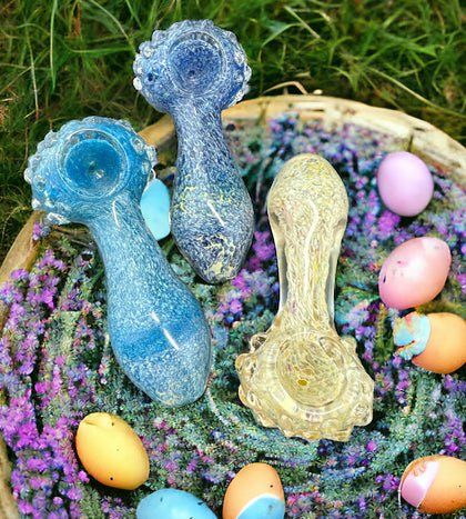 Hand Blown Glass Pipe, Galaxy Pipe, Spoon Pipe, Tobacco Pipe, Blue Pipe, Pipes For Smoking, Smoking Bowl, Heady Pipe, Glass Smoking Pipe-4176