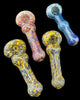 Color Changing Silver Fumed Frit Glass Pipe -4182
