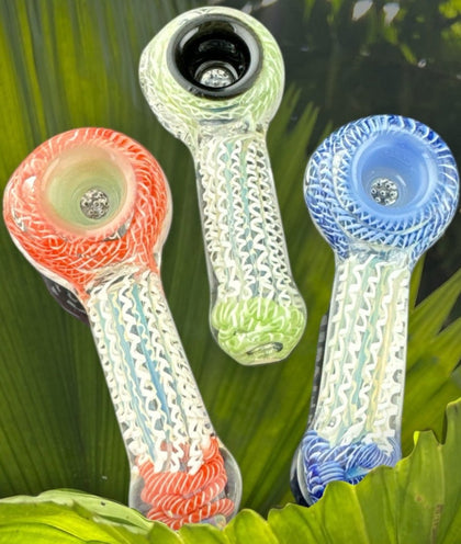 MYSTERY GLASS PIPES, UNIQUE DESIGN GLASS PIPE-4227