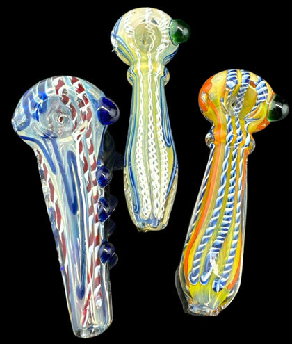 Cheap Fumed Strips Smoking Glass Pipe | Wholesale Glass Pipe -4238