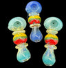 COLOR CHANGING SPIRAL STRIPED GLASS PIPE ONY WHOLESALE GLASS PIPE- 4250