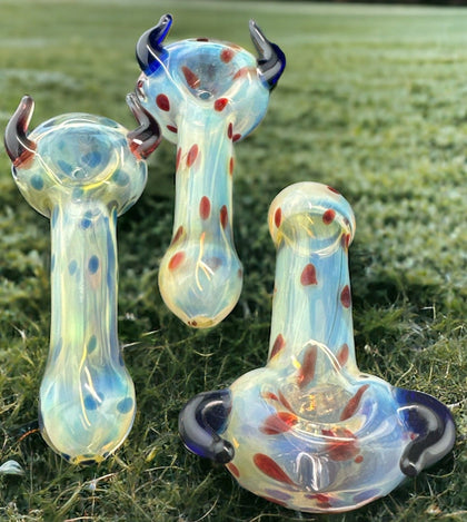 Glass Slug Pipe | New Version | Color Changing |Unique Glass Art | Wholesale Glass Pipe- 4248