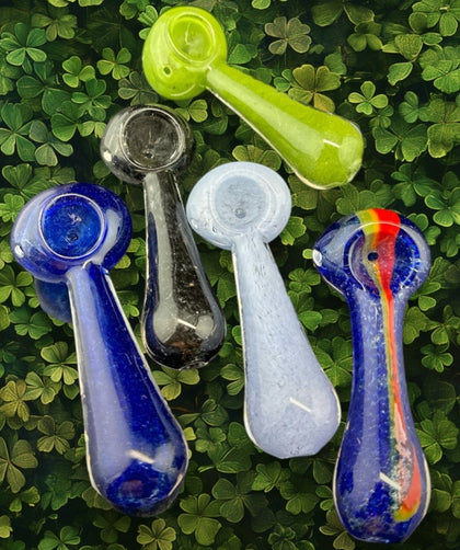 COLORFUL FRIT GLASS PIPE | WHOLESALE GLASS PIPE-4307