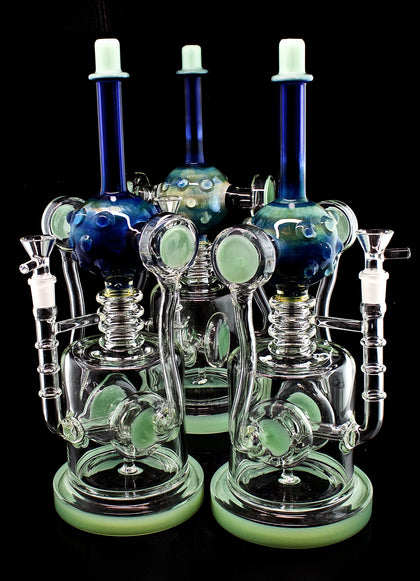 Jade Color Two Tone Water Pipe (14