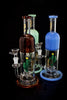 6B GLASS - 12" Water Pipe with  stylist and Fish Perc | Wholesale Glass Pipe-2020B86