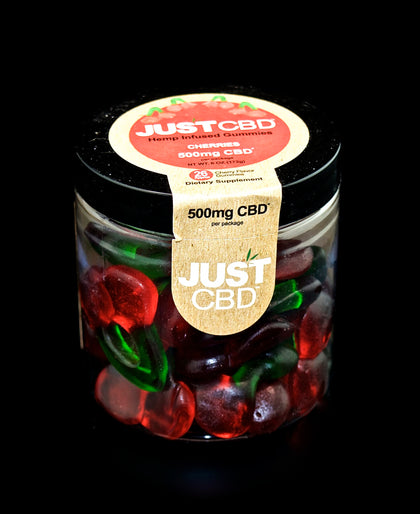 JUST CBD-GUMMIES-500MG | WATERMELON RINGS | WHOLESALE GLASS PIPE-886